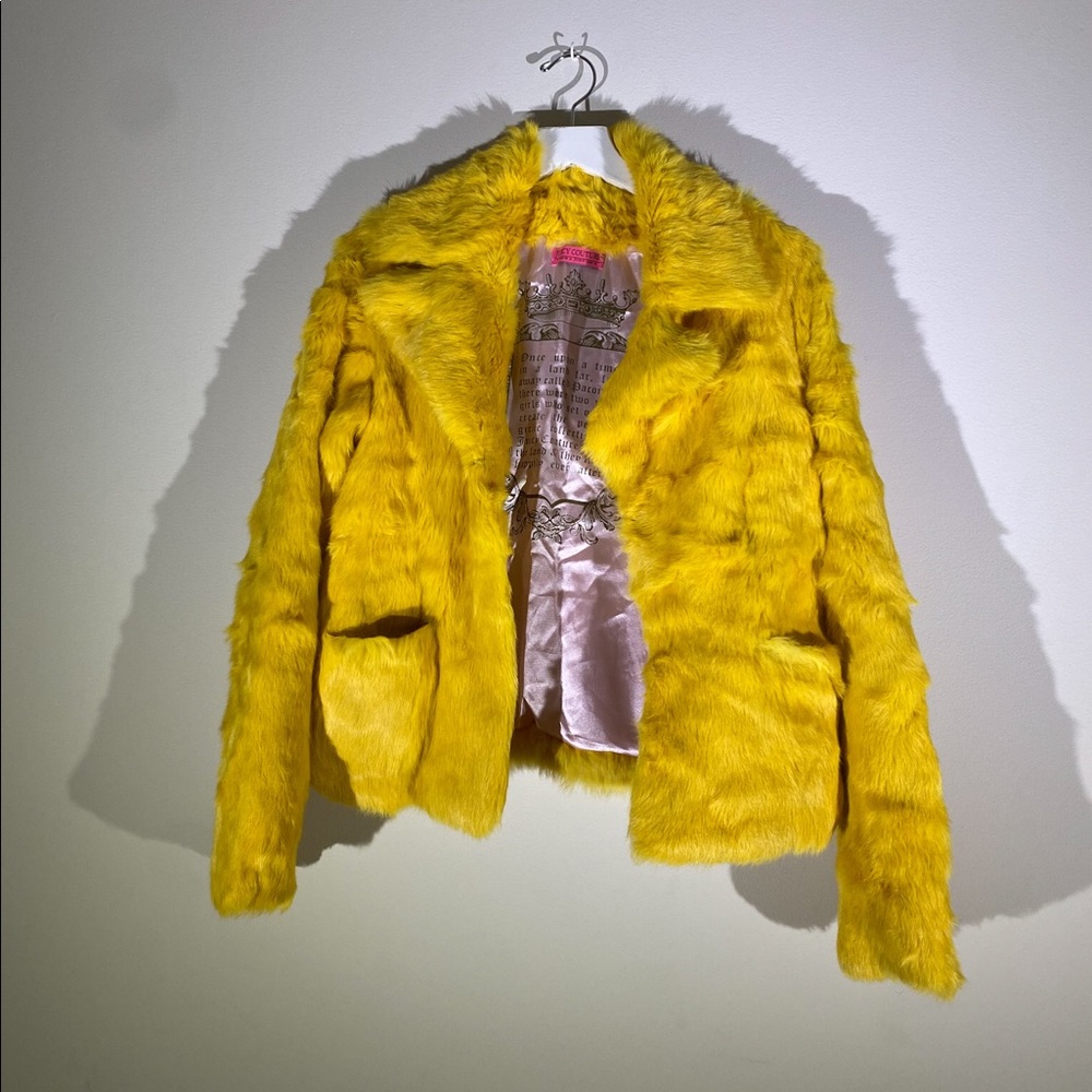 VINTAGE JUICY COUTURE RABBIT FUR COAT